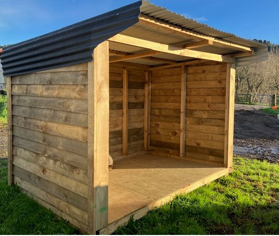 Open Front storage shed